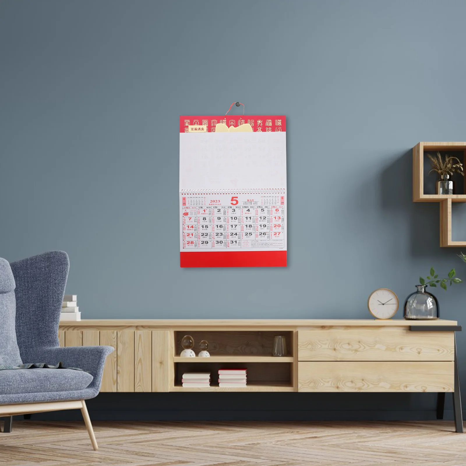 

Calendar Year Chinese Wall Rabbitnew The Hanging Lunar Monthly Plannercalendars Schedule Festival Spring Decor Home Traditional