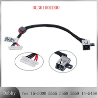ac dc power jack cable for dell 15 5000 5555 5558 5559 14 5458 5459 5455 5452 p51f p64g vostro 3458 3558 3559 p65g 17 5000 5755