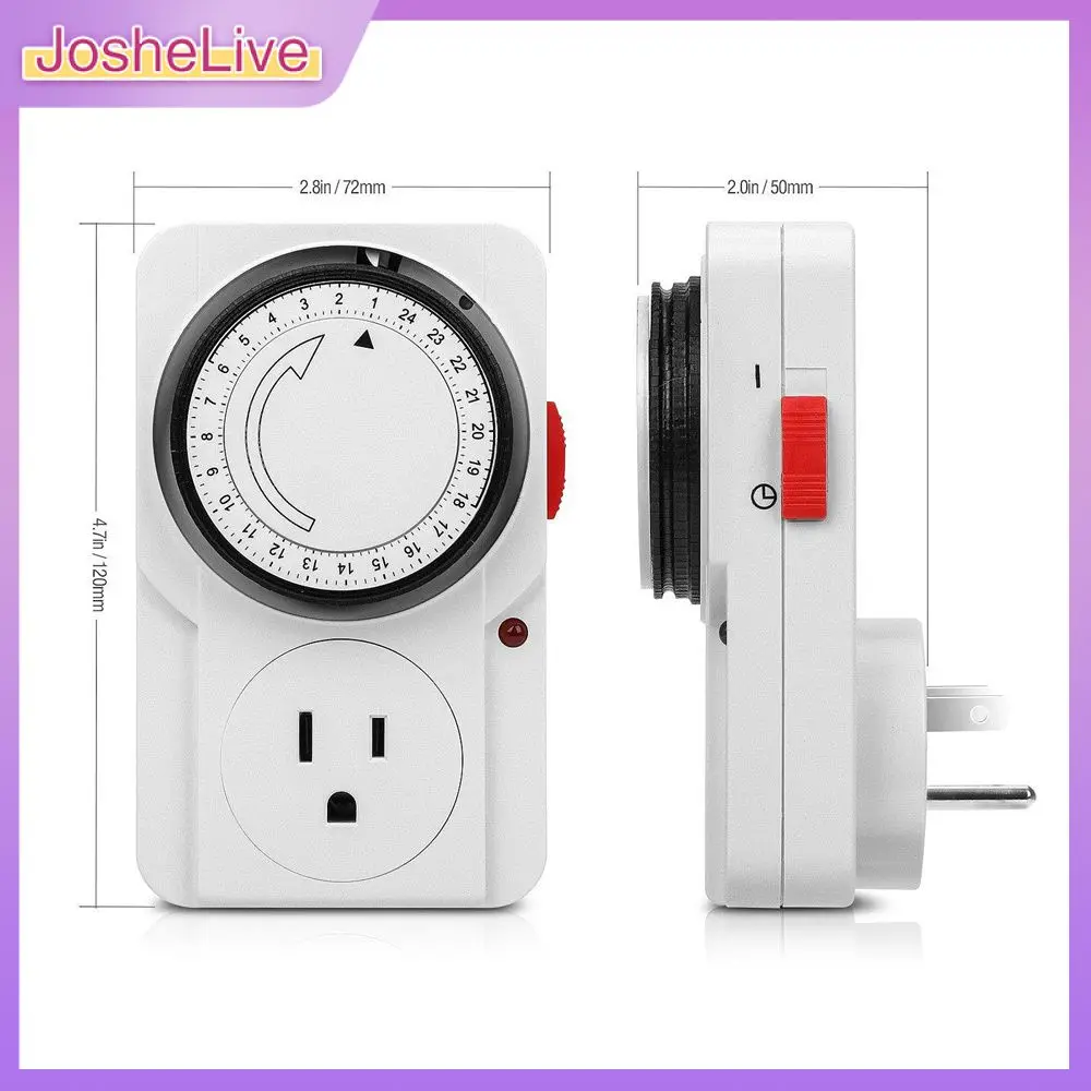 

24 Hour Cycle Timer Reliable Energy Saving American Standard Precise Timing Control Easy To Use Convenient Scheduling Strong