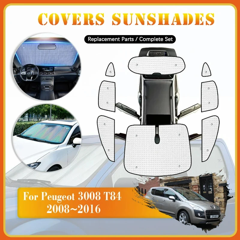 Автомобильный солнцезащитный козырек для Peugeot 3008 T84 2008 ~ 2016 Солнцезащитный