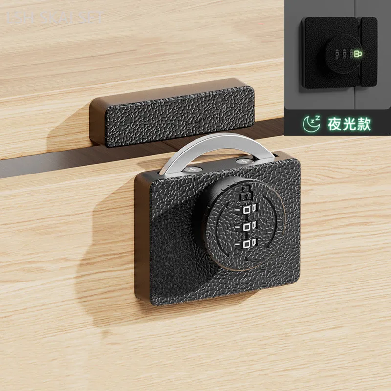 Фосфоресцирующие дверные замки с паролем Двойная защелка для шкафа замок