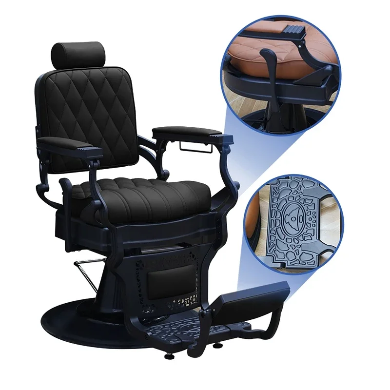 Стулья для парикмахерских вращающиеся стулья в стиле ретро сложенные