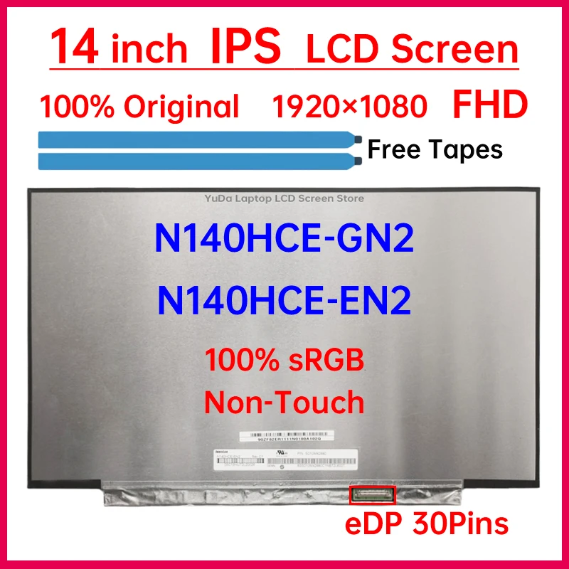 14-дюймовый ЖК-экран для ноутбука N140HCE EN2 N140HCE-EN2 N140HCE-GN2 сменная матричная панель