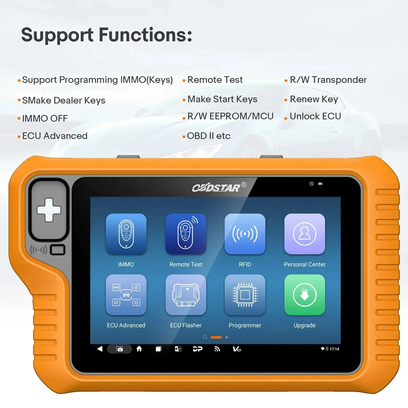 Программатор ключей OBDSTAR X300 Classic G3 со встроенной поддержкой CAN FD DoIP для