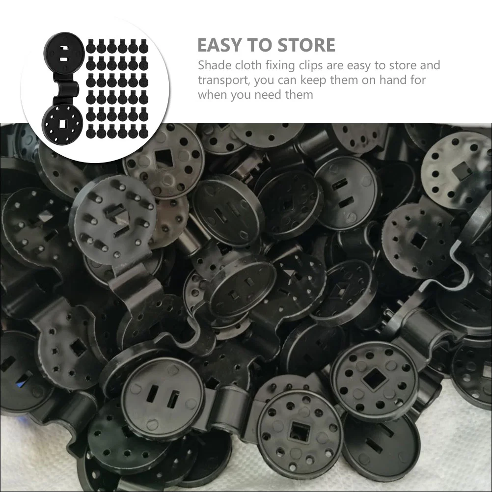 100 шт. зажим для абажурной сетки крепежные зажимы садовой сверхпрочная