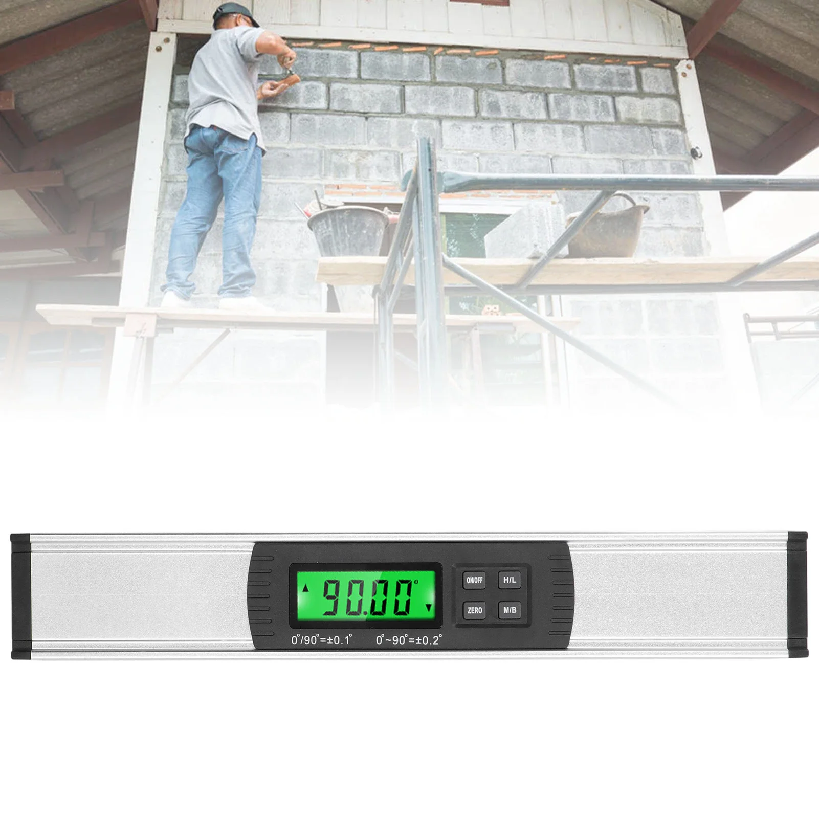 Цифровой транспортир спиртового уровня Электронный угломер из алюминиевого