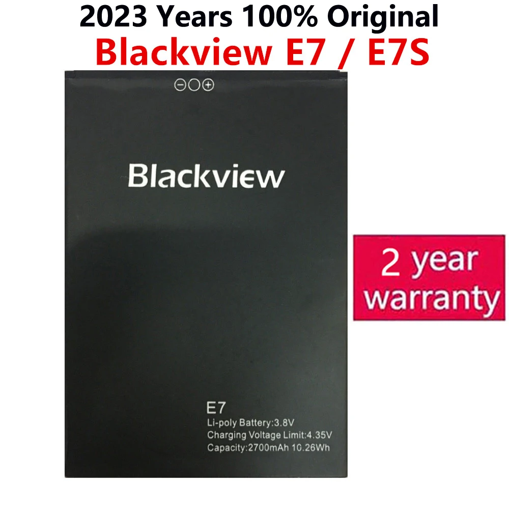 100% Оригинальный запасной литий-ионный аккумулятор для Blackview E7 E7S 2700 мАч, запасные аксессуары, аккумуляторы для Blackview E7 E7S