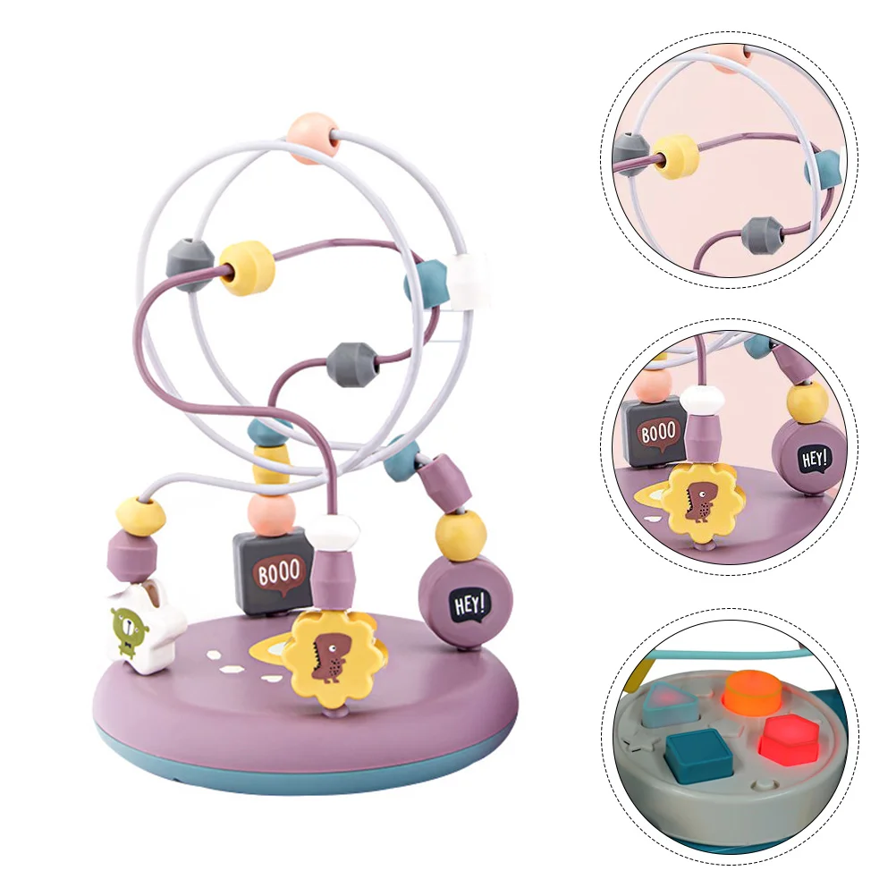 Многофункциональные двойные направляющие бусины строительные блоки игрушки для