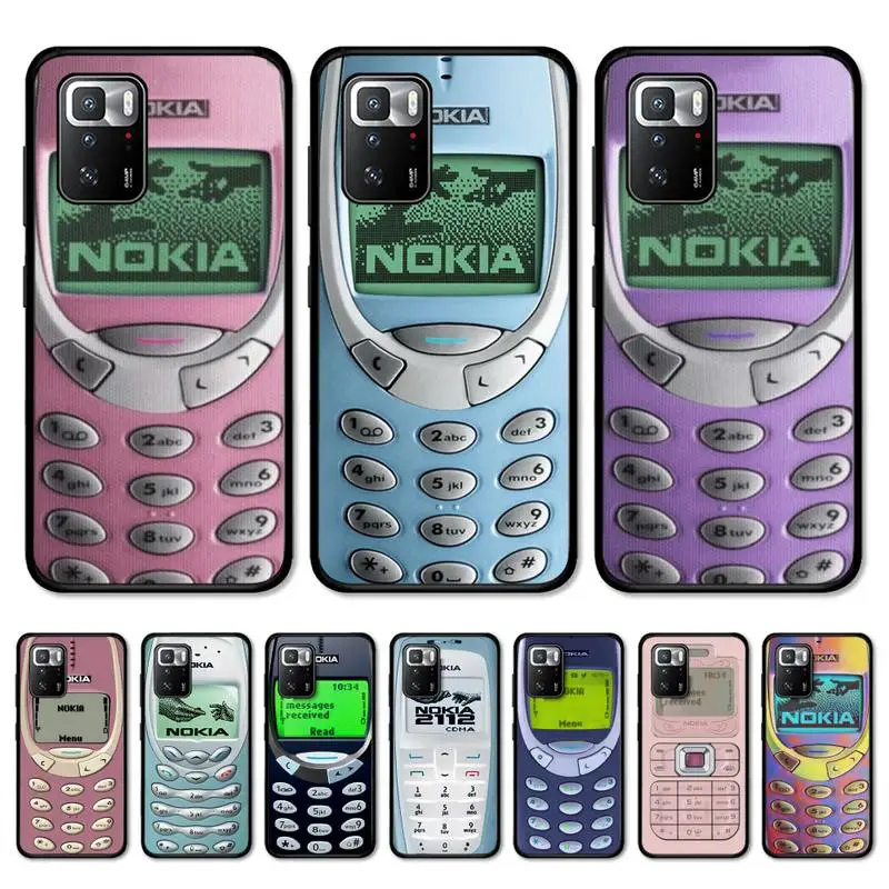 

N-Nokia Phone Case for Redmi Note 11E 11 10 9 8 6 Pro 11s 8T 5 7 7A 9A K20 K30 Soft Tpu Cover