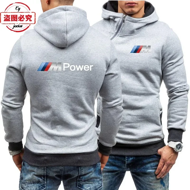 

Мотоциклетная трикотажная куртка с логотипом BMW, мужская верхняя толстовка, гоночный костюм с логотипом автомобиля BMW M-Power, командная рабочая одежда