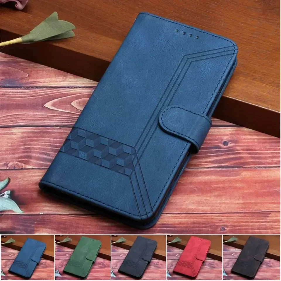 Flip Lattice Phone Case For Apple iPhone 16 15 14 13 12 11 Pro Mini Plus Max 7 8 SE 2020 Photo Frame Wallet Cover #NAB