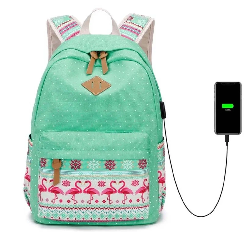 Backpack Canvas Schoolbag Female Small Fresh Backpack Girl College Style Student Schoolbag School Bags  Bags  Travel Backpack