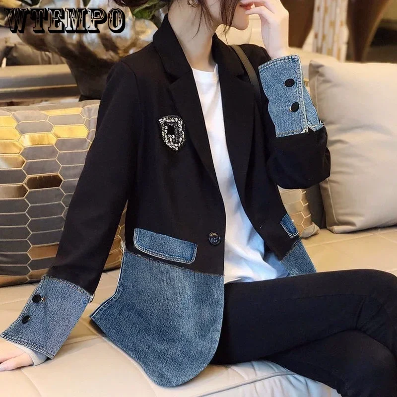 WTEMPO модный весенне-осенний консервативный стиль ретро новый пиджак женский