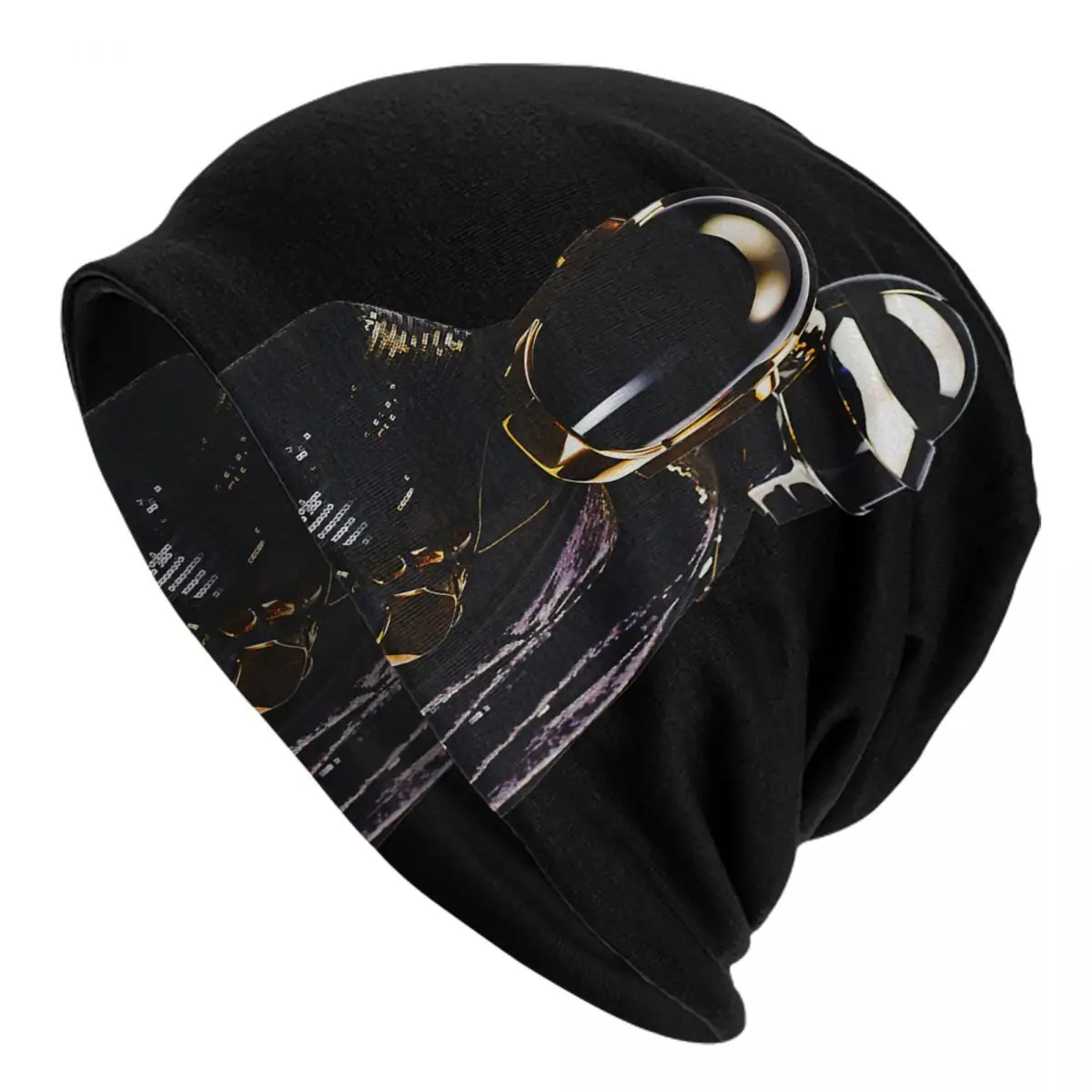 Daft Punk Adult Men's Women's Knit Hat Keep warm winter Funny knitted hat