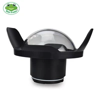 seafrogs 8inch camera diving fisheye wide angle lens dome port for sony canon nikon camera underwater housing case