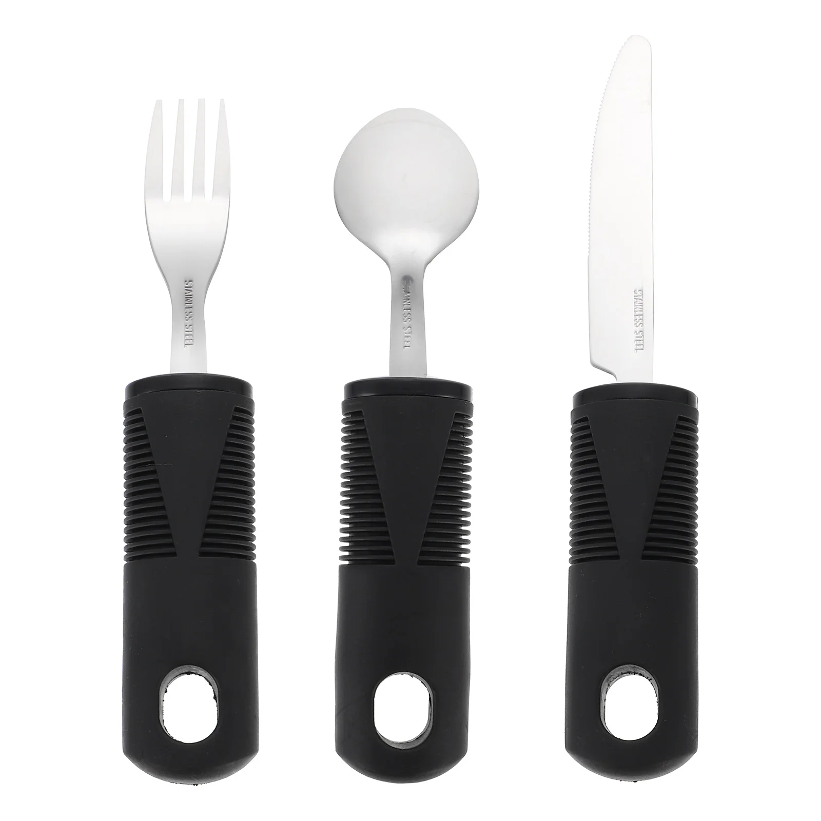 

Adaptive Utensils Silverware Spoon Fork Eating Cutleryelderly Weighted Parkinsonsbuilt Flatware Disabled Special Spoons Hand