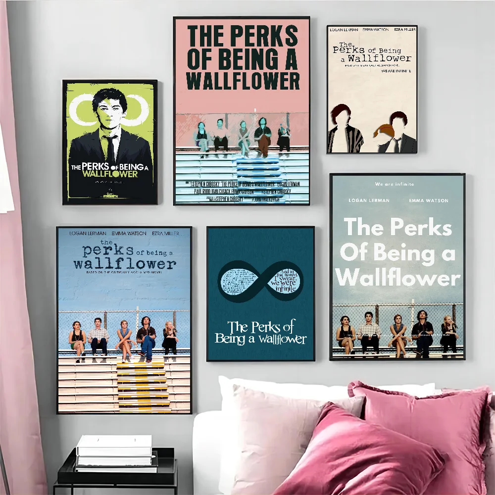 Винтажные Наклейки С Плакатом The Perks Of A Wallflower Ретро-декор Для Дома Спальни Бара