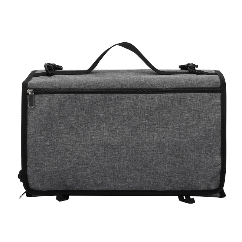 

Knitting Tote Bag Yarn Storage Crochet Bag Organizer for Knitting Yarn Organizer with Clear Compartments Dropship