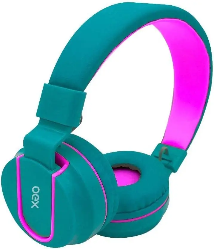 

NEW Fone De Ouvido Microfone Hs107 Dobrável Teen Flúor Verde