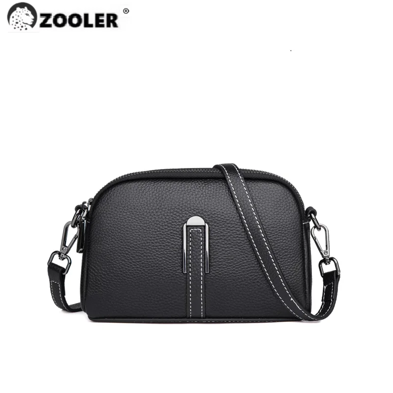 Limited ZOOLER Original New Bag 100% Genuine Leather Women Shoulder Messenger Bags Crossbody Zipper Open Purse Fashion#SC1085