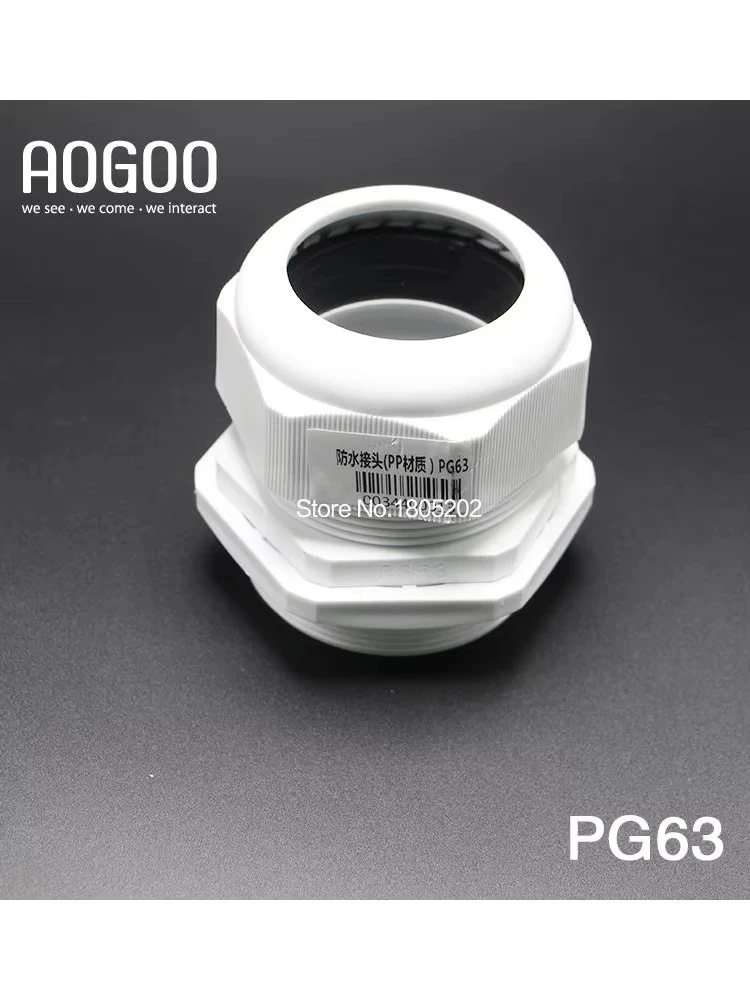 PG63 42-50 мм нейлоновый водонепроницаемый кабельный ввод