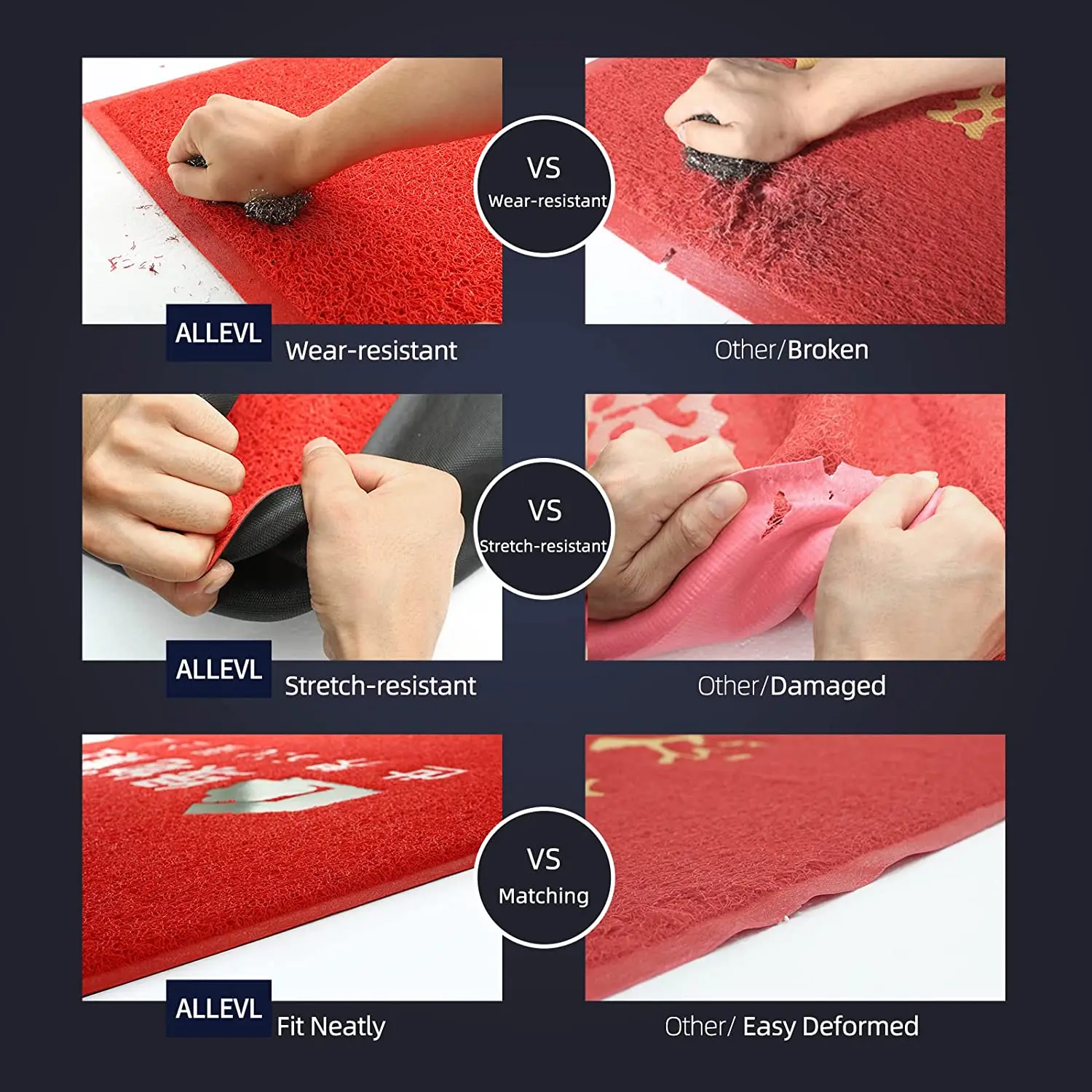 Напольный коврик для дома и офиса противоскользящий с логотипом заказчика