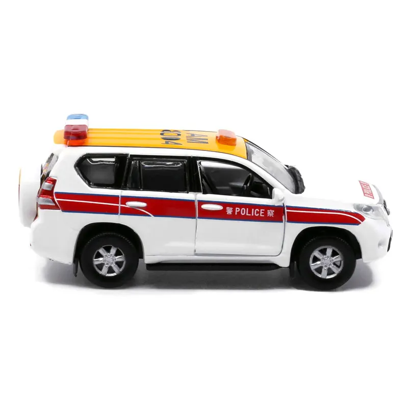 Крошечный 1:64 Toyota Prado полицейский аэропорт отлитый под давлением модель