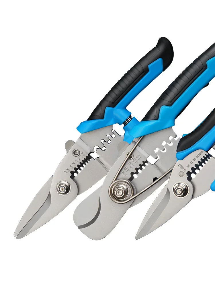 

Wire Stripping Pliers Multifunctional Electrician Special Tools Pulling Wire Cutting Pliers Small Copper Pipe Crimping Pliers
