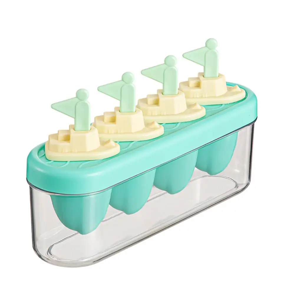 

Homemade Popsicle Mold Set Popsicle Maker Easy Release Ice Cream Molds With 4 Reusable Popsicle Sticks