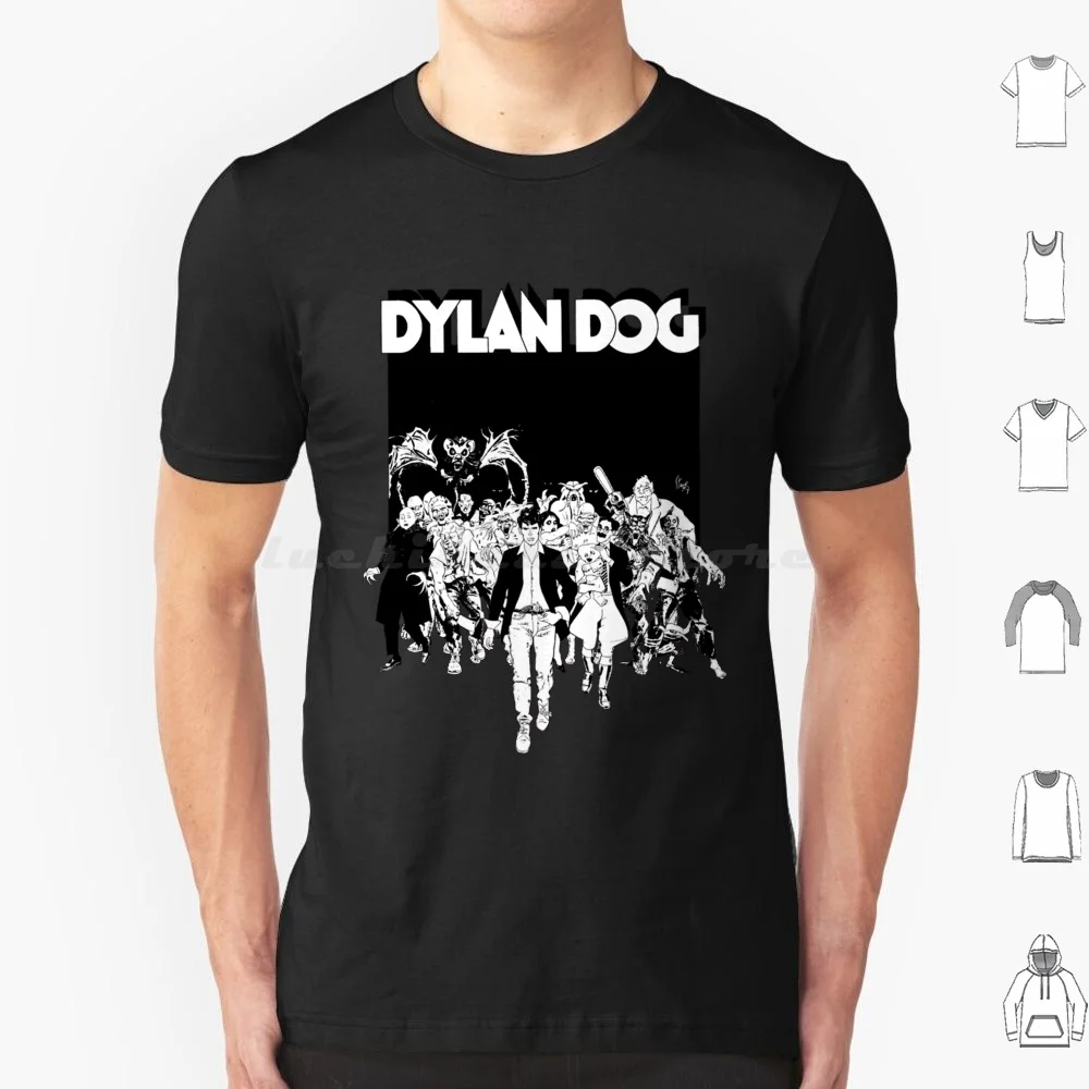 

Dylan Dog T Shirt Big Size 100% Cotton Dylan Dog Stano Comics Italian Groucho Marx Bonelli Cult Horror Nerd Vintage B Movie