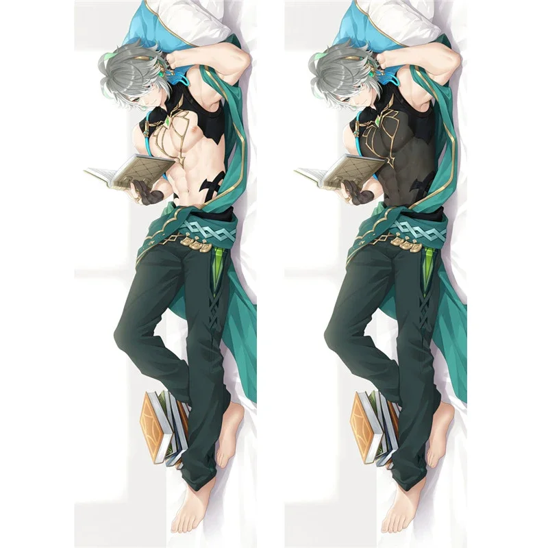 Длинная Подушка для косплея Genshin Impact Al haiтэм Женская обнимающая с искусственной