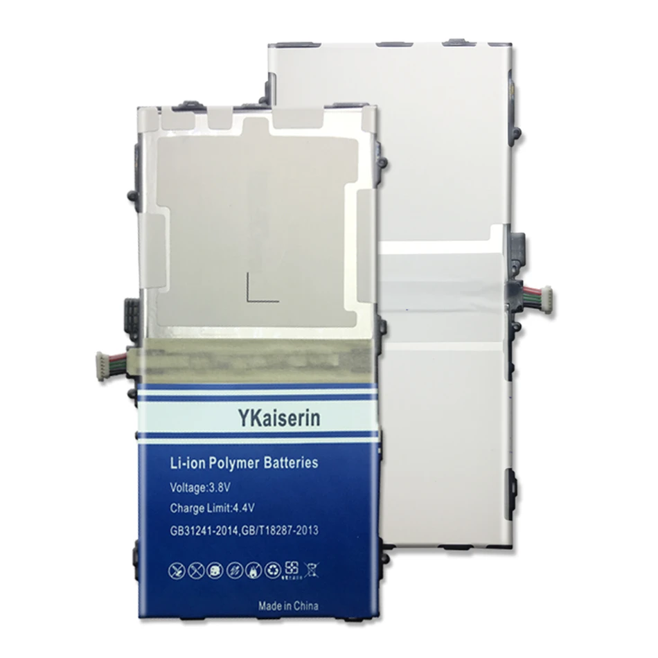Аккумулятор ykaisсеребрин на 15000 мАч для Samsung Galaxy Tab S 10 5 EB-BT800FBE T801 T805 + бесплатные