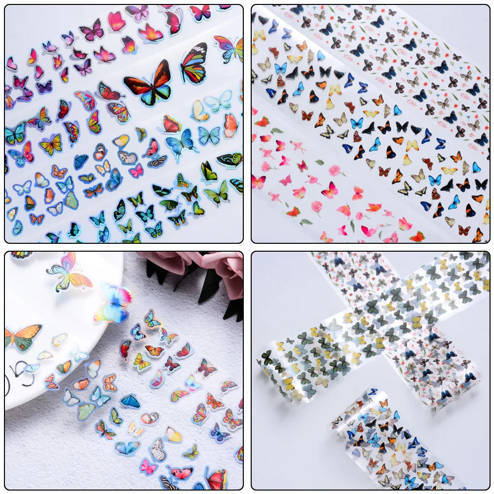 10 rollsbox hot season brand transfer foil stickers scaleleopardmarbleflower nail design transfer foil 4100cm free global shipping