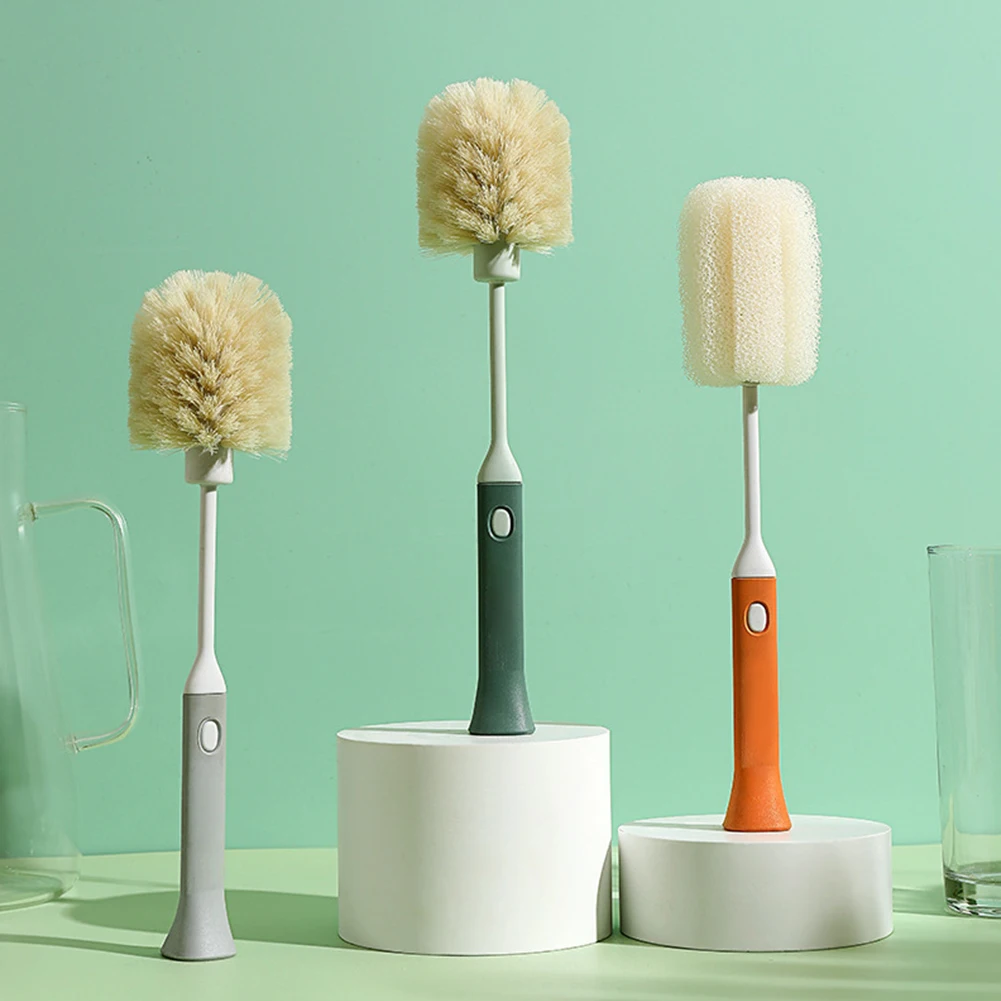 

Scrubbing Flask With Replacement Head Tool Cleaning Long Handle Bottle Brush Cleaning Tool Bottle Brush
