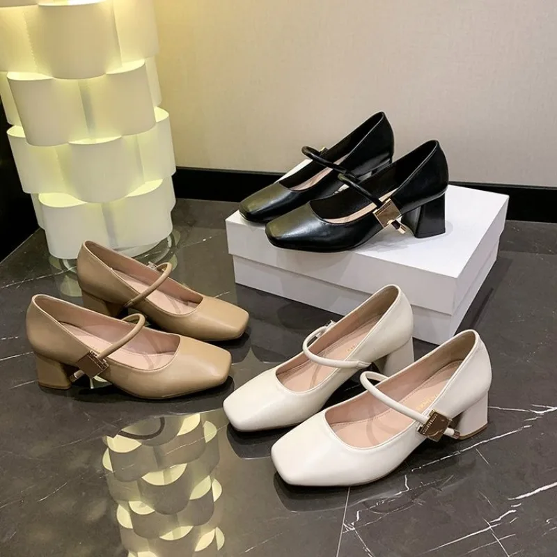 Туфли-лодочки женские с закрытым носком обувь для офиса свадьбы вечеринки низкий