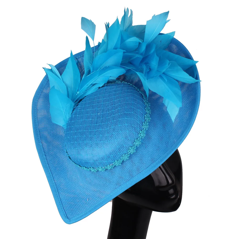 

Элегантные женские крупные вуалетки Дерби, Женская официальная Женская одежда с цветами, головной убор