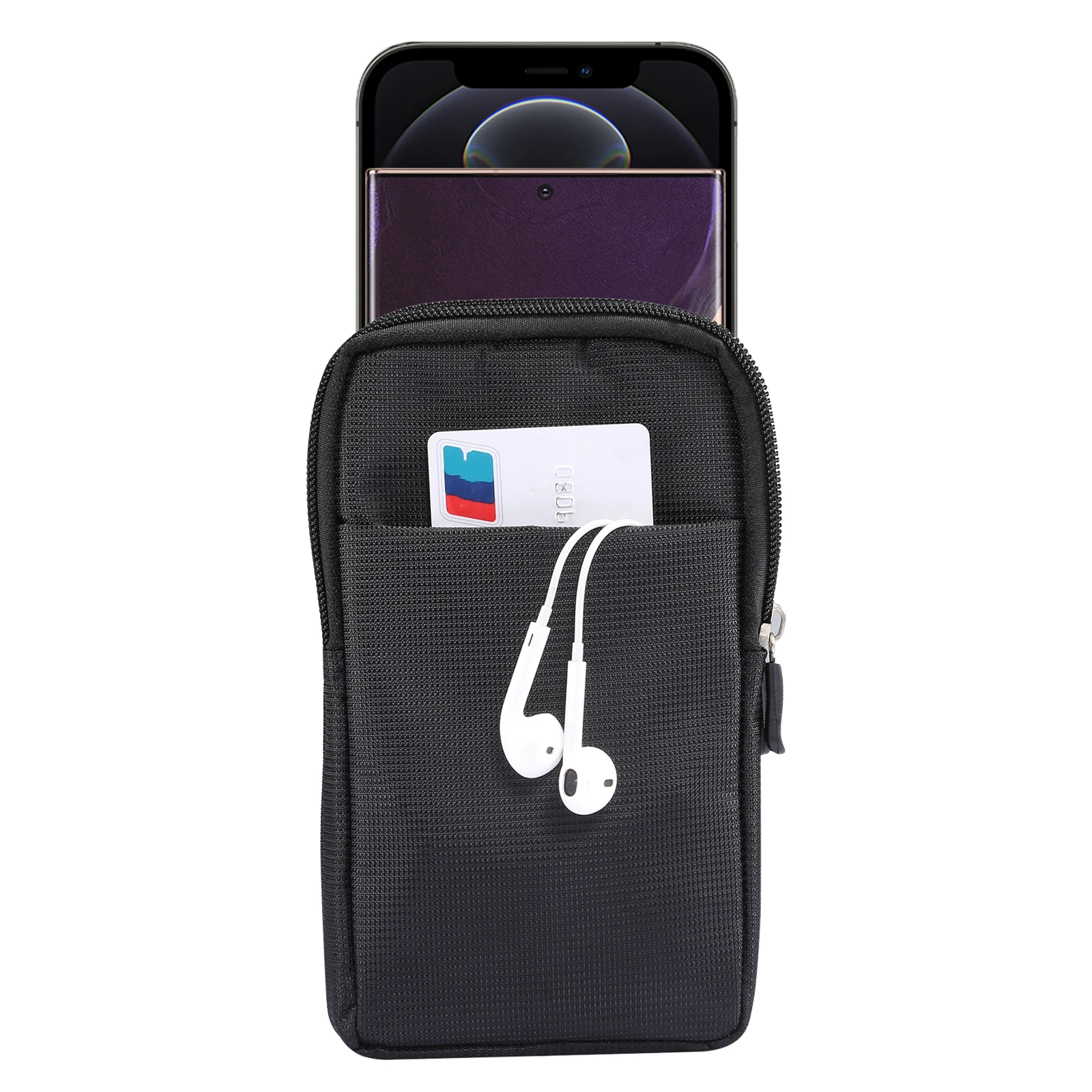 

Sports And Leisure Mobile Phone Bag，For Charging Bank, Any Card. Earphone Input Cable And Other Items To Facilitate Travel