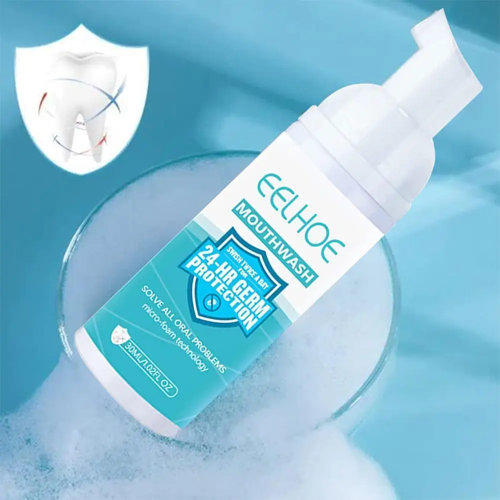 

30ml Mousse Toothpaste Teeth Whitening Mousse Deep Cleaning Foam Toothpaste Removes Stains Fresh Breath Dental Care Tools 50ml