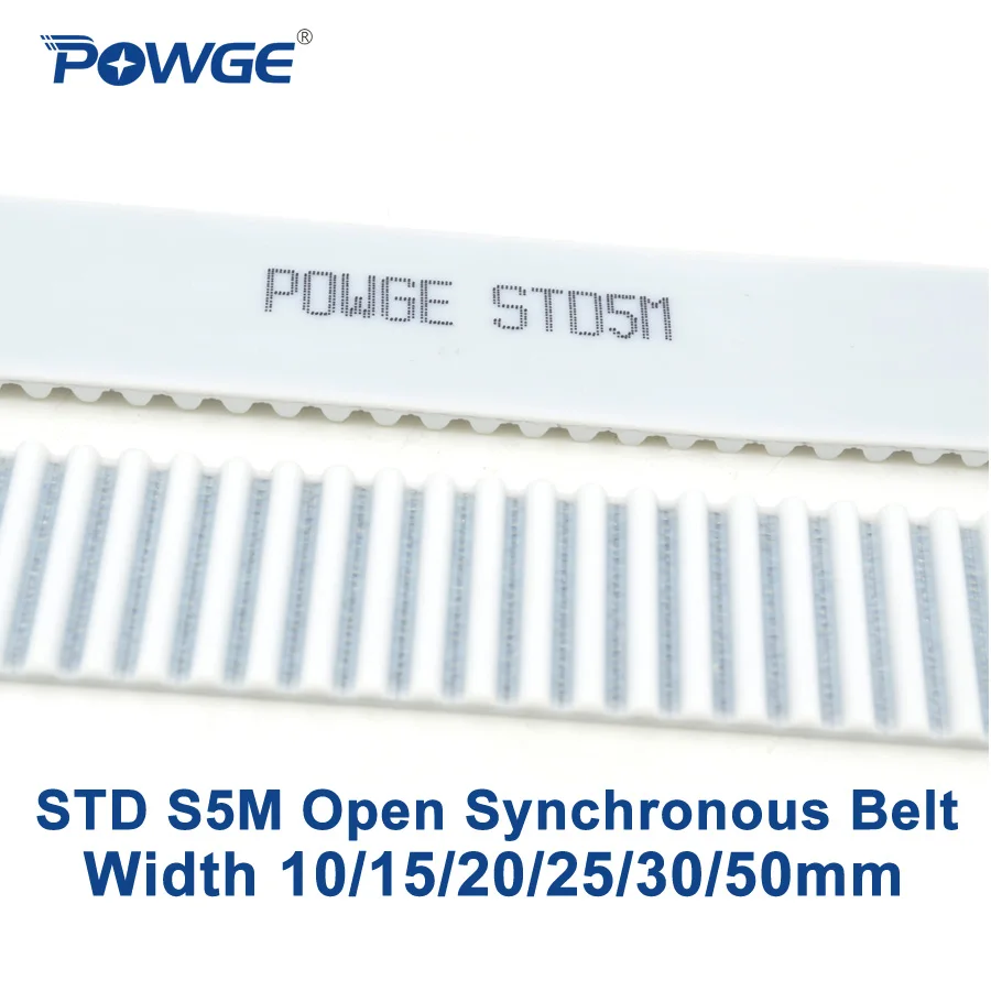 

Ремень ГРМ POWGE Arc PU S5M, ширина 10/15/20/25/30/50 мм, ширина полиуретан, сталь мм