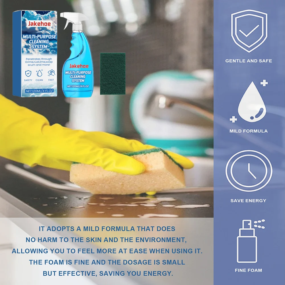 Набор чистящих губков из пены для многоповерхностного безопасного мягкого