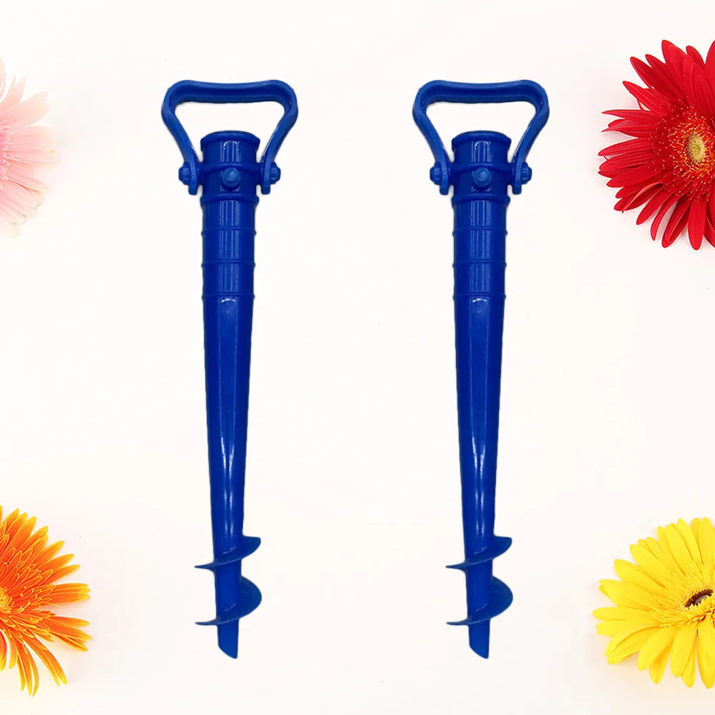 

Beach Umbrella Stand Pack of 2 Ground Anchor Spike Holder Beach Sand for Garden Patio Sun Beach Fishing Pole