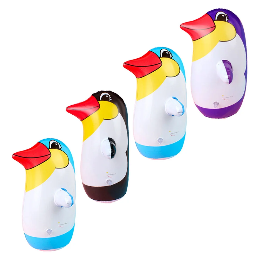 

Tumbler Penguininflatableanimal Punching Roly Poly Decor Children Balloon Blowtime Figurine Animals Tummy Statue Adorable