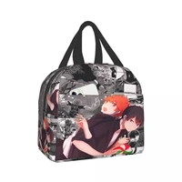 haikyuu insulated lunch bags print food case cooler warm bento box for kids lunch box for school