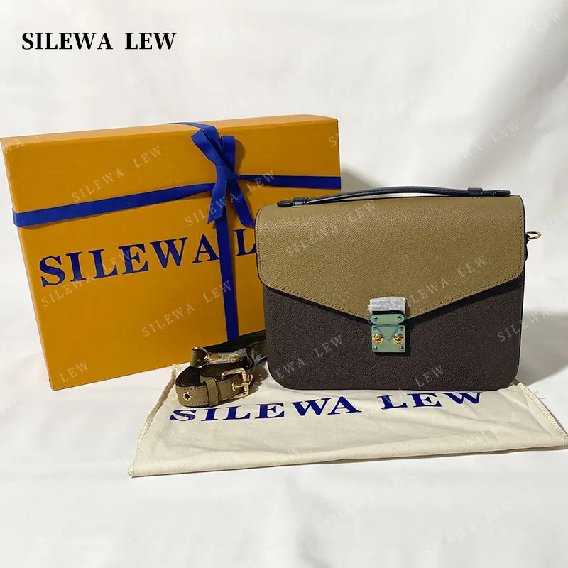 

Luxury Classic Messenger Bag Designer Fashion Crossbody Bag Senior Women's Shoulder Bag High quality leather with handbag packag
