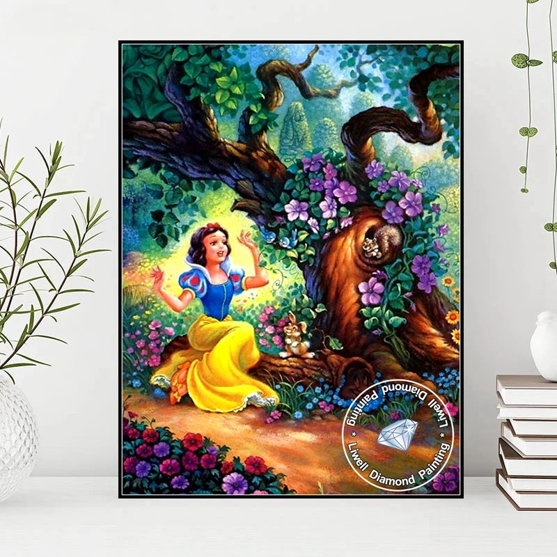 Набор для алмазной живописи Белоснежка и семь гномов |