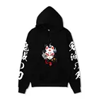 Милые японские толстовки с капюшоном в стиле аниме, рассекающие демонов, женские Мультяшные толстовки в стиле Харадзюку, киметасу, нет яибы, в Корейском стиле