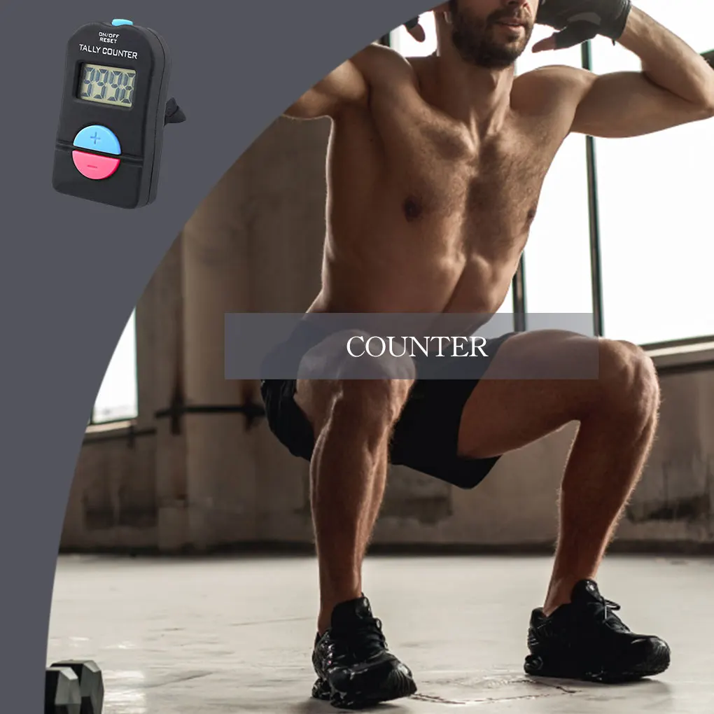 

Small Counter Neck Lanyard Clicker Widely Use Mute Mode Timer Stopwatch
