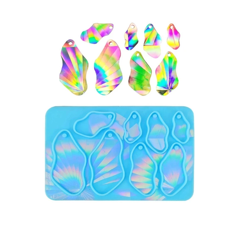 

Silicone Geometric Cobblestone Molds Light Pendant Mold DIY Ornaments Jewelry Epoxy Crafting Mold