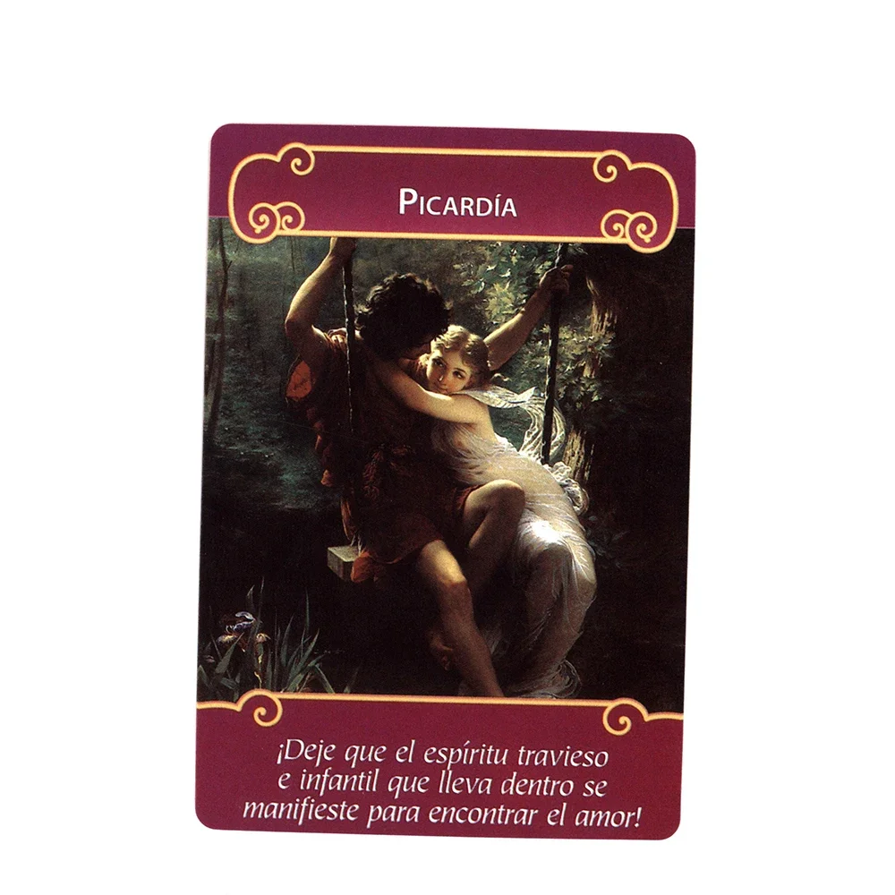 Новинка в Испании колода карт Таро Романские ангелы и Оракул | 44-картки Романский