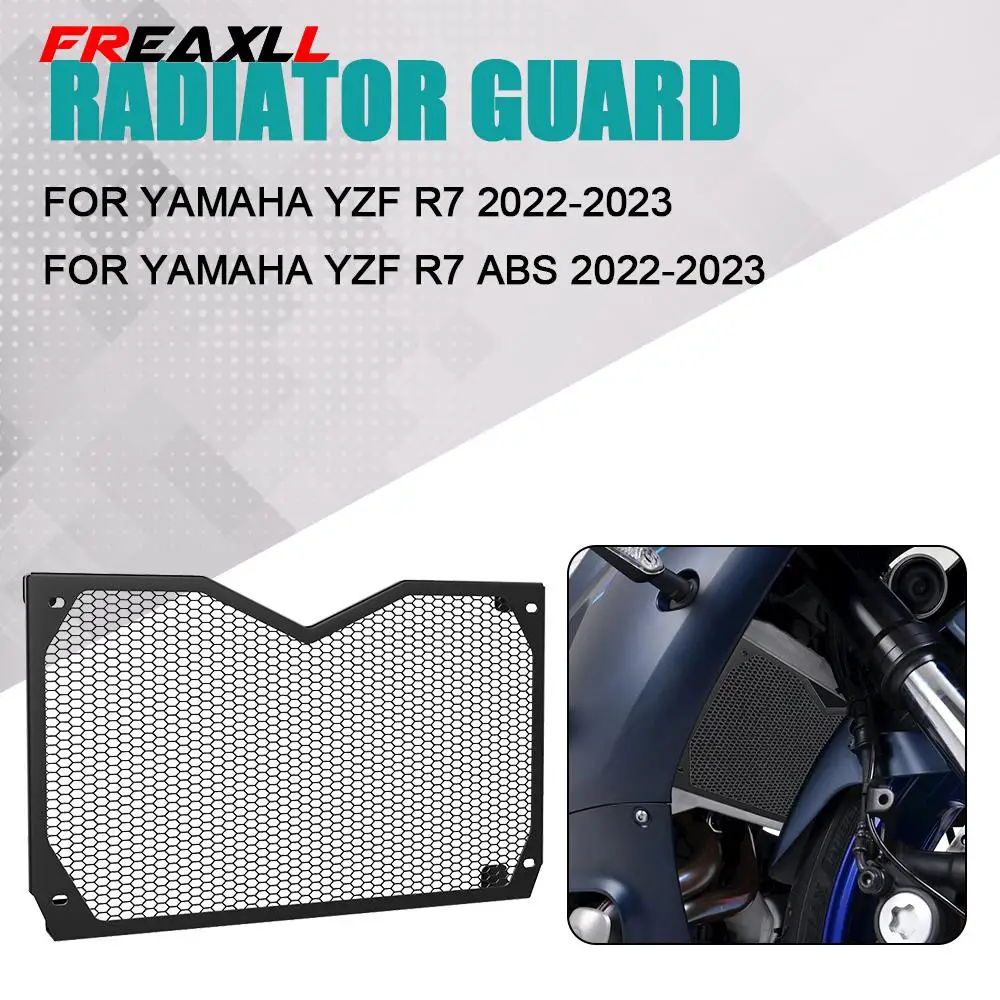 

YZFR7 Motorcycle Aluminium Radiator Grille Guard Protection Cover Fit For Yamaha YZF-R7 YZF R7 2022 2023 Radiator Guard Grill
